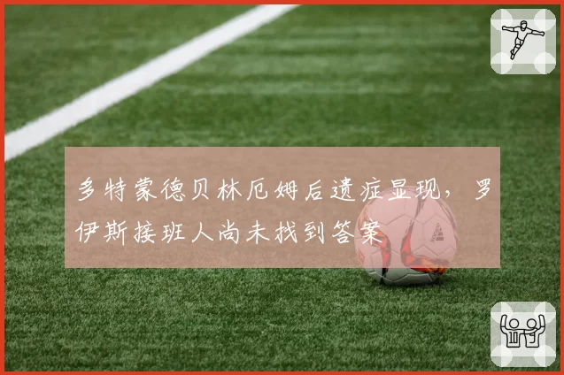 多特蒙德贝林厄姆后遗症显现，罗伊斯接班人尚未找到答案